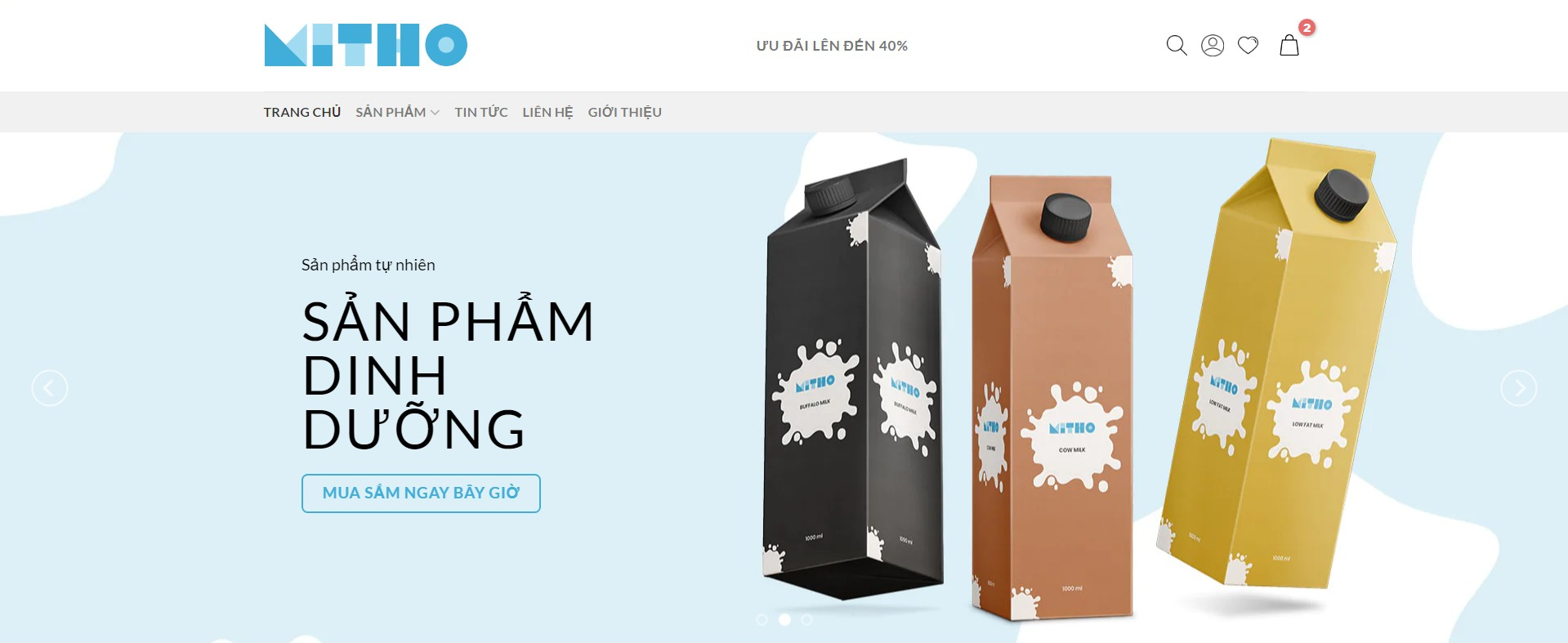 website bán sữa