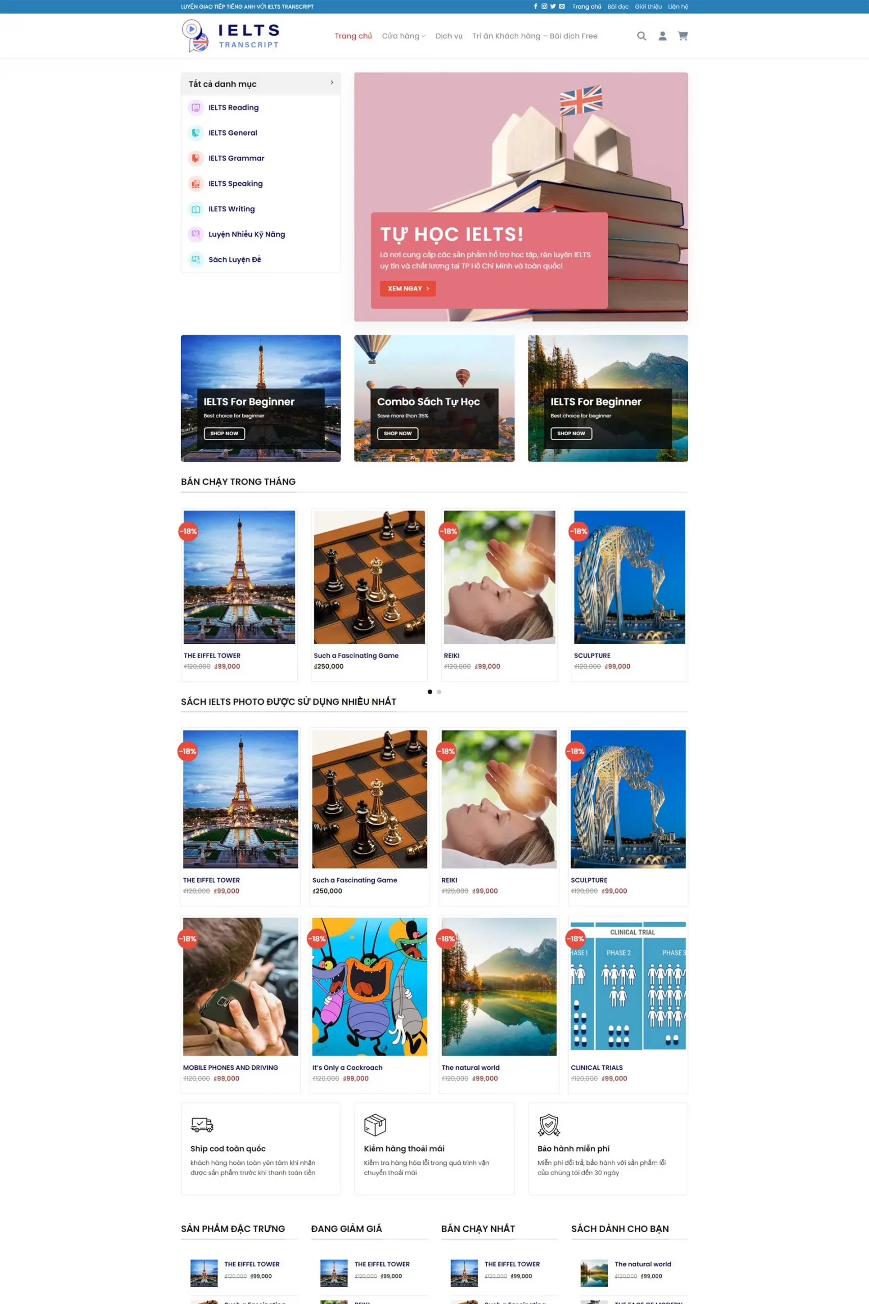 Thiết kế website công ty dịch thuật tiếng Anh