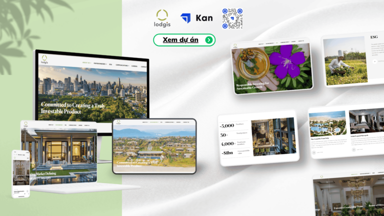 Thiết kế website Lodgis Hospitality