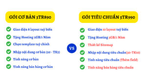 Thiết kế website trọn gói 5tr990