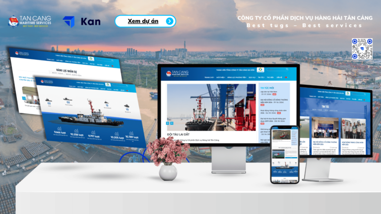 Dự án thiết kế website Tân Cảng - Kan Solution